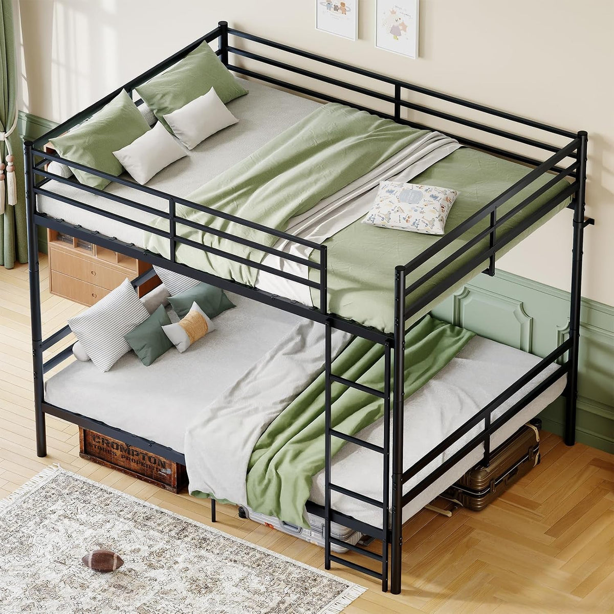 queen-over-queen-metal-bunk-bed-with-ladder-and-high-guardrails-convertible-into-2-queen-beds-770-lbs-bottom-550-lbs-top-capacity-heavy-duty-slat-support-no-box-spring-needed