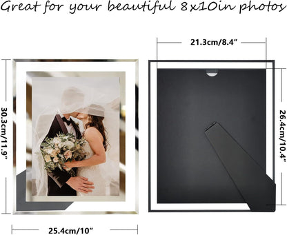 8X10 Picture Frame Glass for Tabletop Display Vertical or Horizontal, Photo Frames, 1 Pack4
