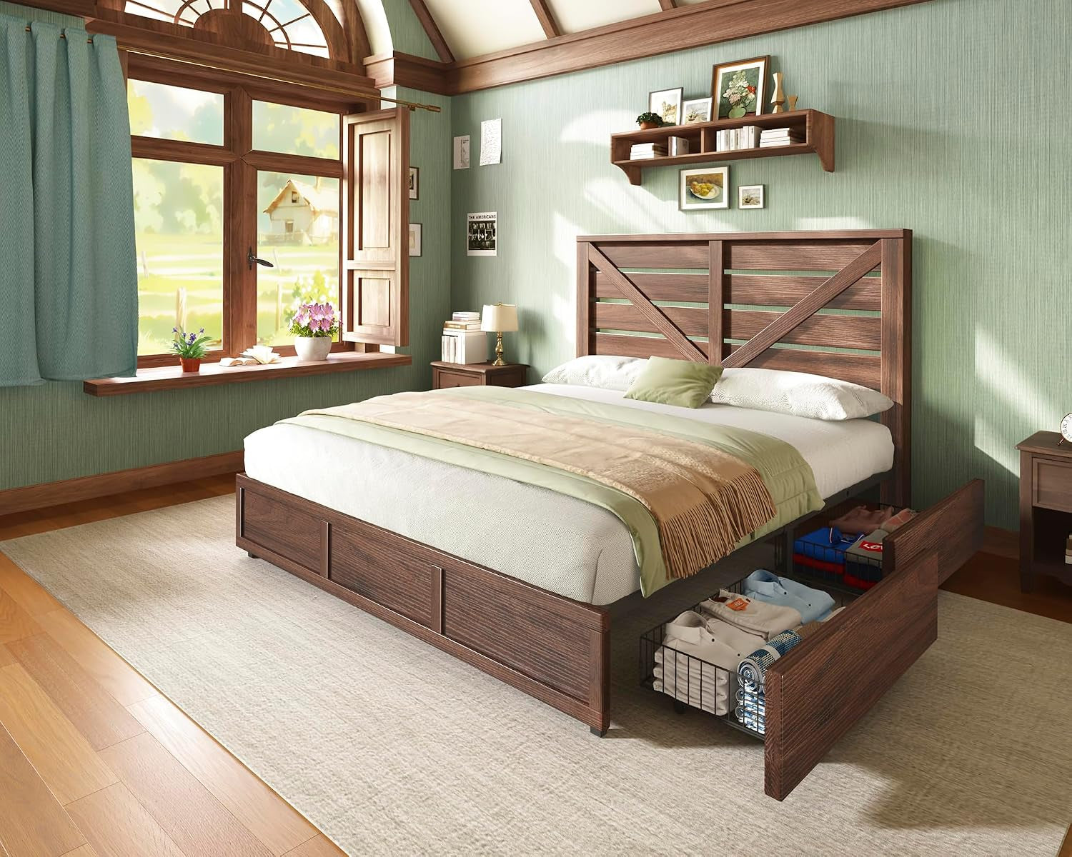 king-size-farmhouse-storage-bed-frame-with-headboard-4-drawers