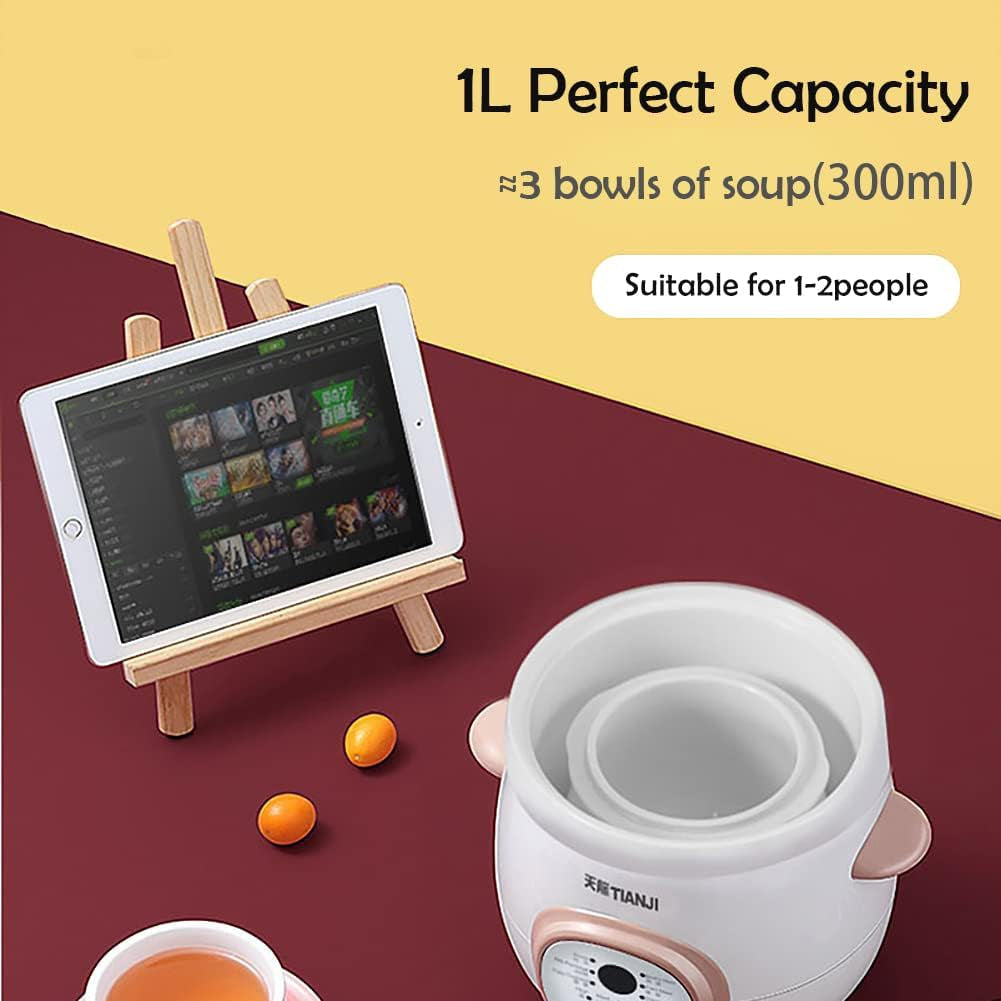 electric-stew-pot-ceramic-soup-porridge-cooker-slow-cookers-with-lid-1l-white