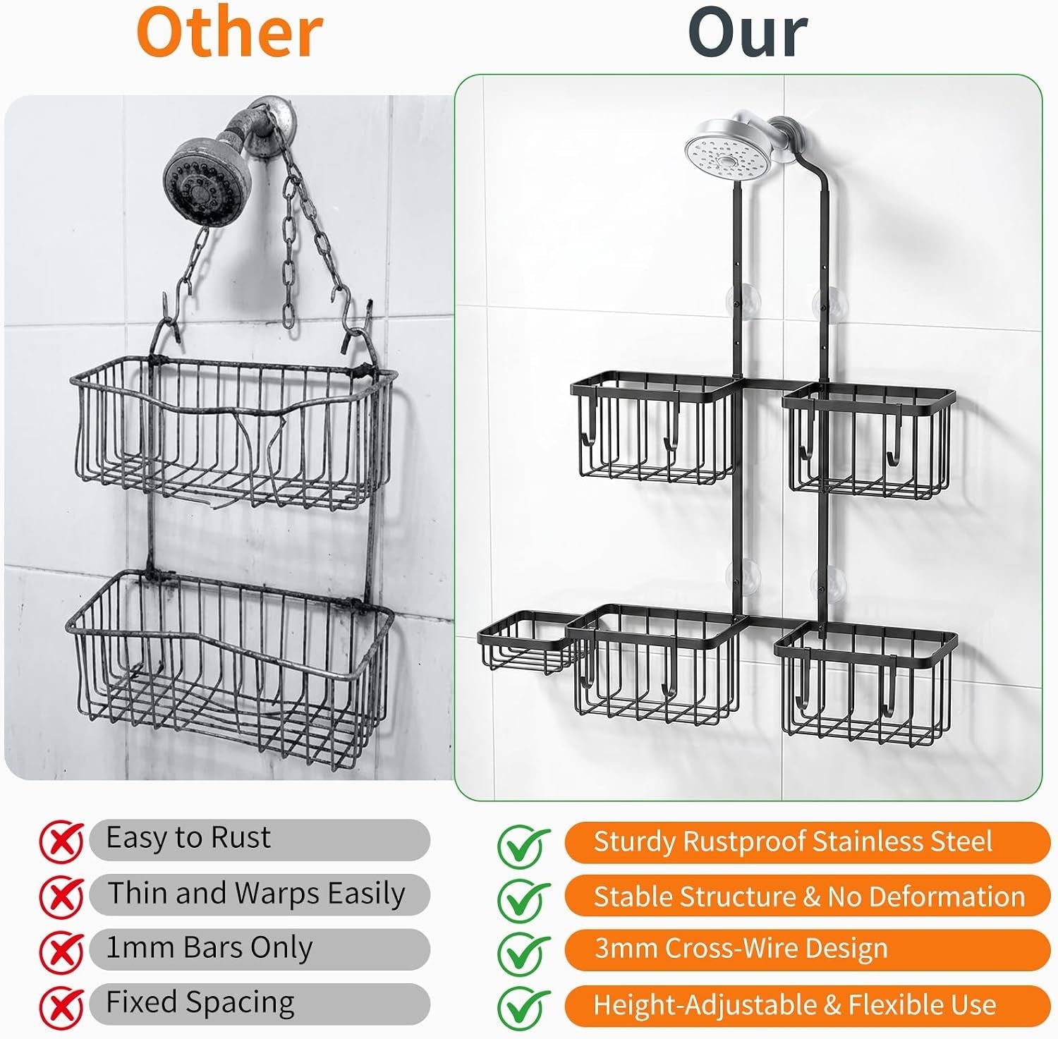 shower-caddy-hanging-overhead-shower-organizer-hanging-black