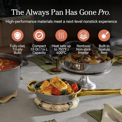 Our Place Titanium Always Pan Pro, 10.6" Nonstick Titanium Frying Pan2