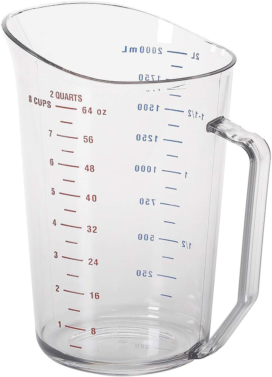 200mccw-2-qt-capacity-camwear-clear-polycarbonate-liquid-measuring-cup-200mccw135