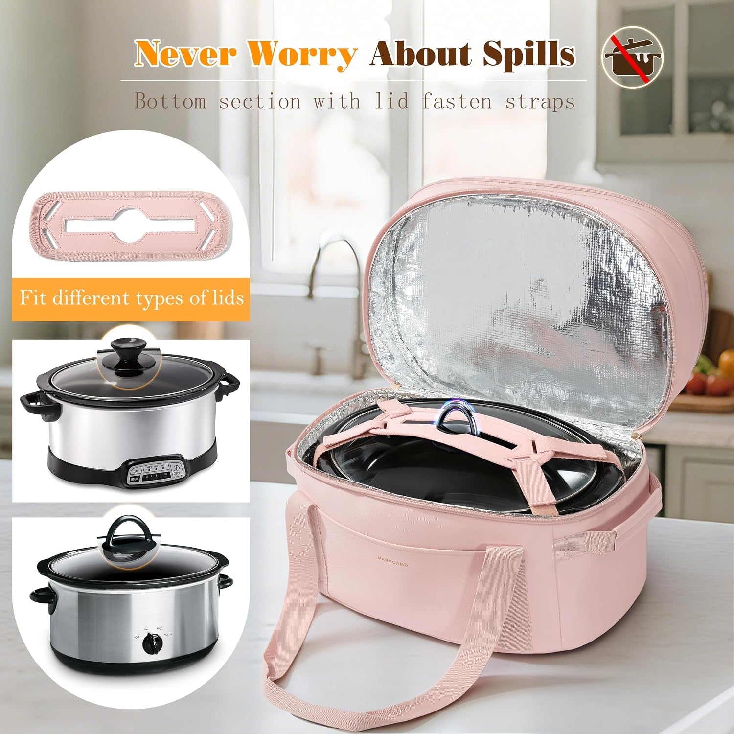 double-layers-slow-cooker-bag-slow-cooker-insulated-carrier-compatible-with-6-8-quart-crockpot-hamilton-beach-with-utensils-storage-section-pink
