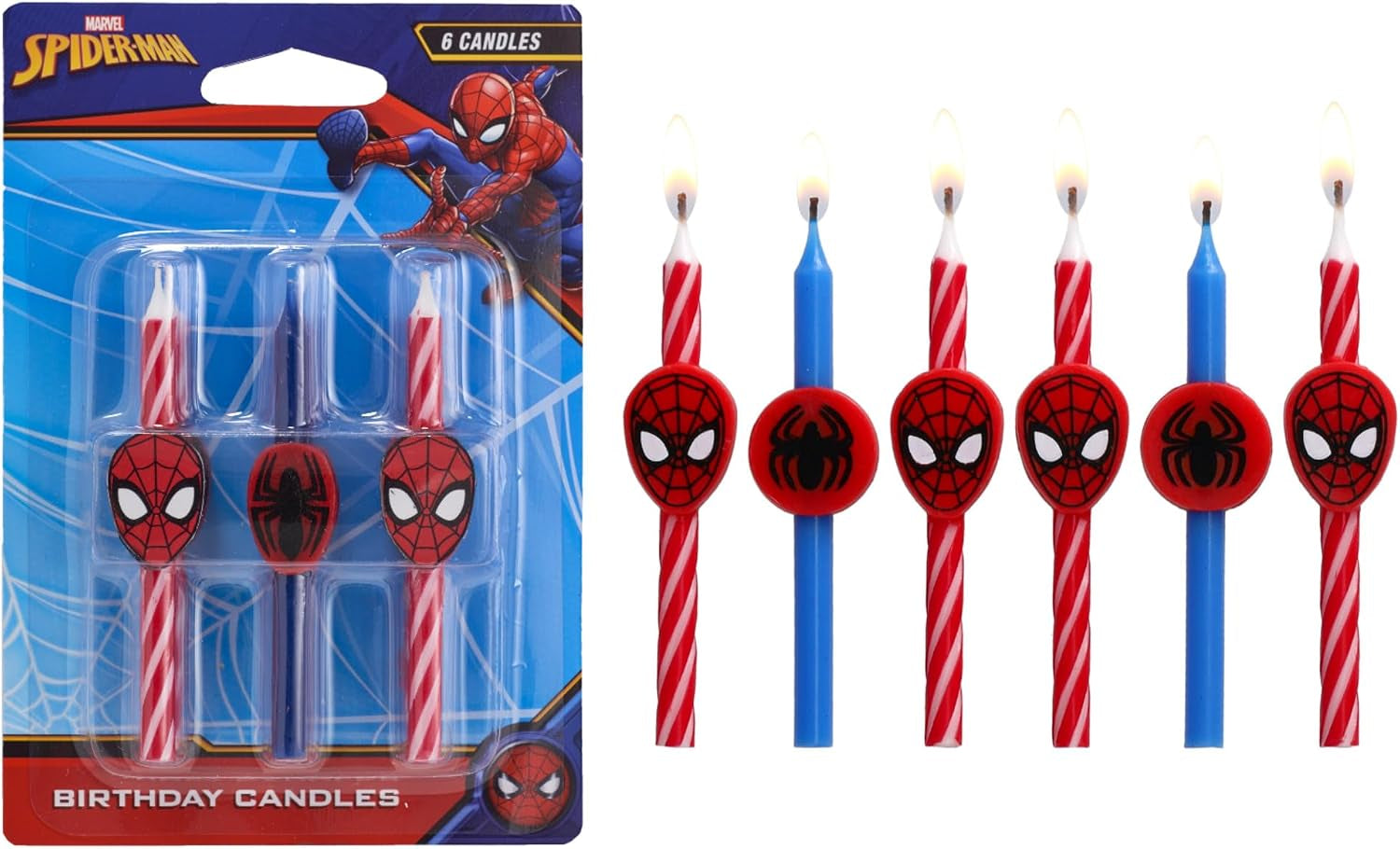 marvels-spider-man™-birthday-candles-cake-decoration-toppers-6-count