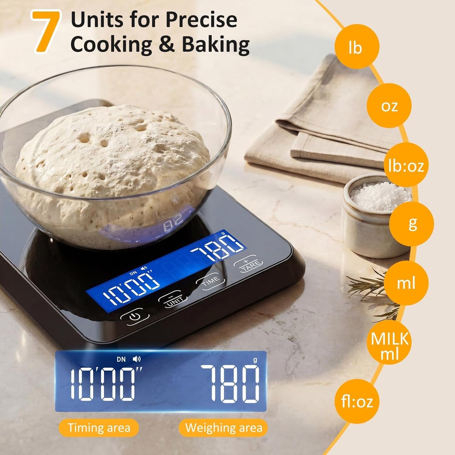 food-scale-33-lb-0-1-oz-high-precision-kitchen-scale-for-sourdough-bread-built-in-7-units-timing-tare-function-rechargeable-digital-kitchen-scale-for-food-baking-cooking