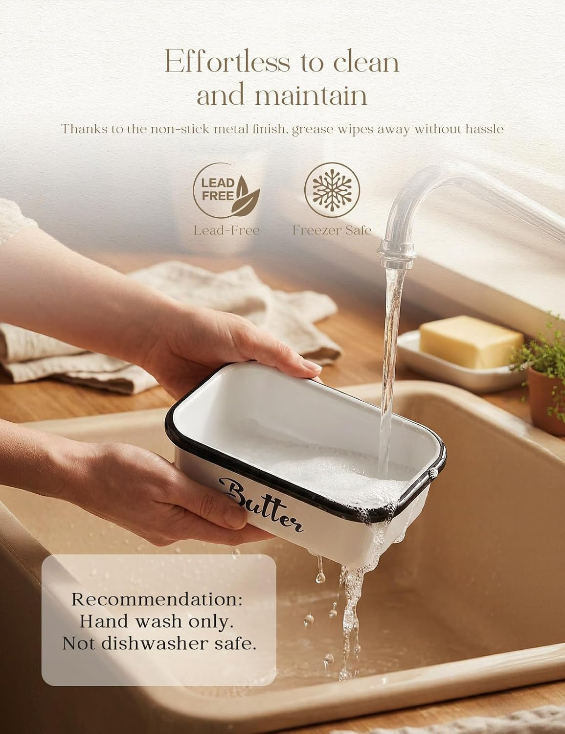 metal-butter-dish-with-lid-silicone-seal-for-countertop-white-with-knife-suitable-capacity-great-sealing-home-decor-kitchen-gift-housewarming-gift