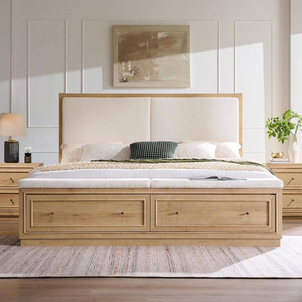 king-bed-frame-w-upholstered-headboard-storage-bench-natural-oak