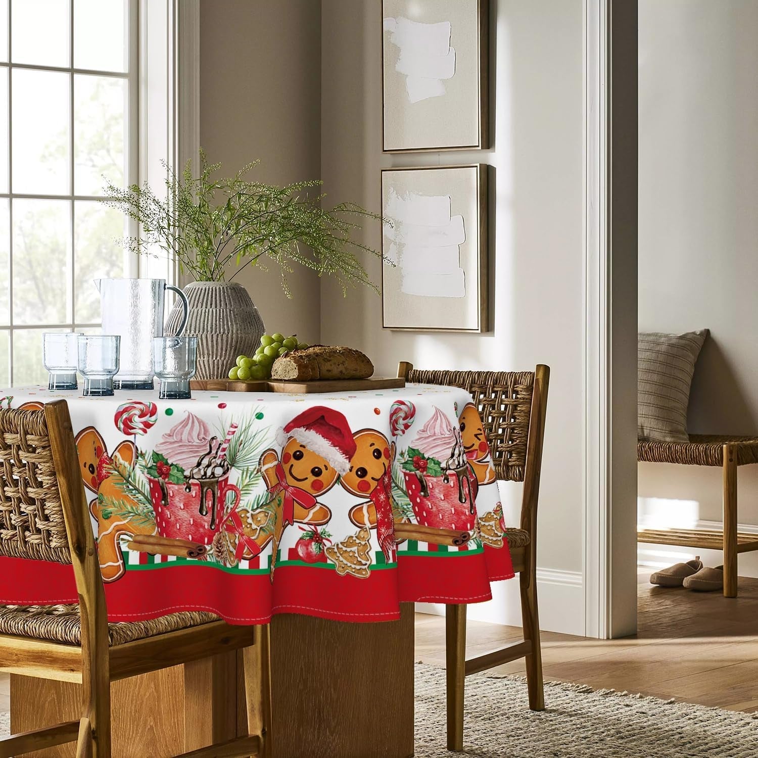 christmas-tablecloth-70-x-70-inch-round-gingerbread-man-cute