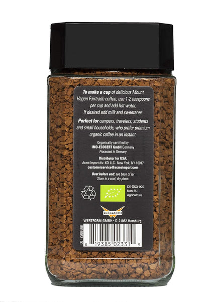 3.53Oz Organic Freeze Dried Instant Coffee | Eco-Friendly, Fair-Trade Coffee Made from Organic Medium Roast Arabica Beans [3.53Oz Jar]2