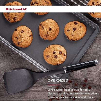 Kitchenaid Classic Solid Turner, Black, 13.5X 3.3 Inch4