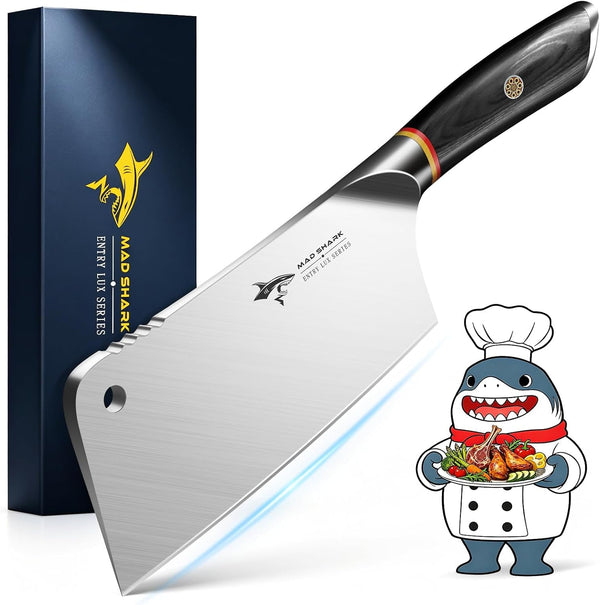 7.5 Inch Meat Cleaver with German Military Grade Composite Steel1
