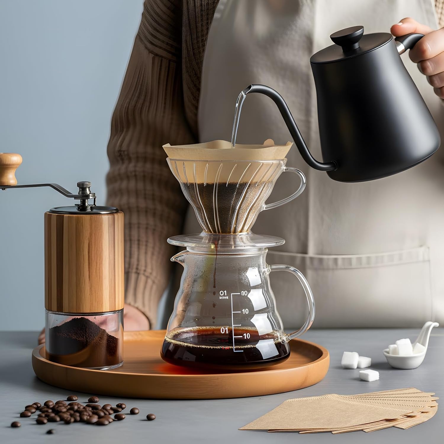 200-count-4-cone-coffee-filters-8-12-cup-unbleached-natural-coffee-paper-filters-no-blowout-disposable-coffee-filter-for-pour-over-and-drip-coffee-maker
