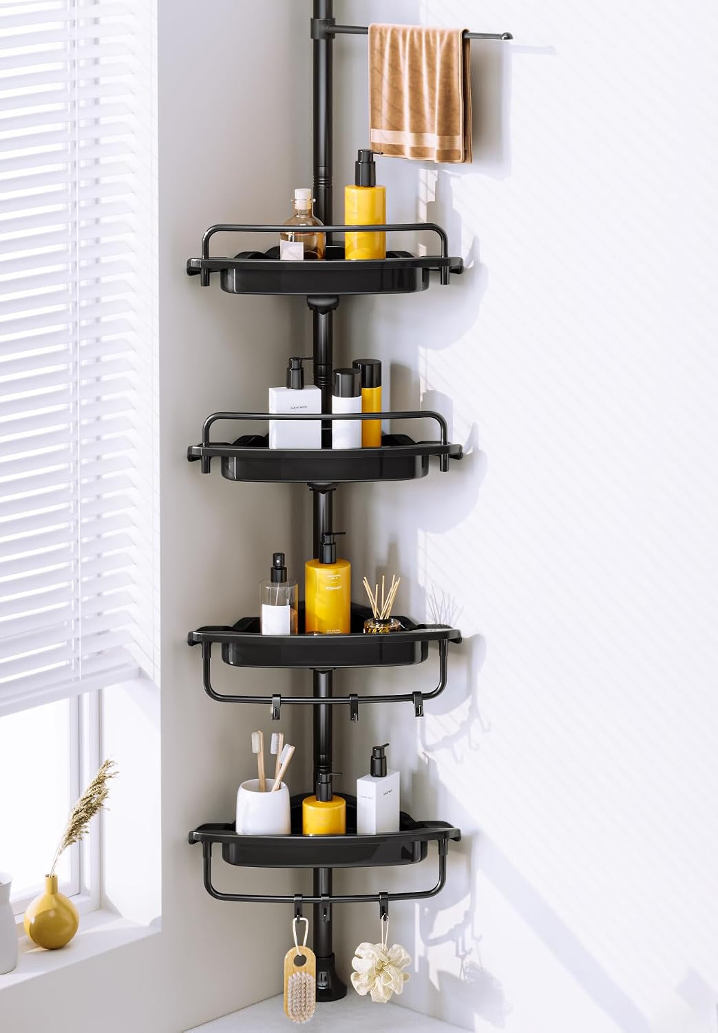 rustproof-shower-caddy-tension-pole-corner-shower-caddy-organizer-4-tier-adjustable-shelves-with-tension-pole-and-large-capacity-for-bathtub-shampoo-accessories-storage-rack-38-8-122-7inch