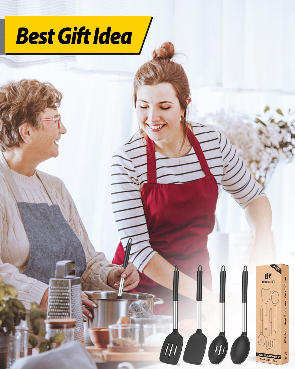 pack-of-4-silicone-cooking-utensils-set-non-stick-large-solid-spatulas-heat-resistant-black-slotted-spoons-ideal-bpa-free-kitchen-turners-for-frying-mixing-serving-draining-turning-stirring