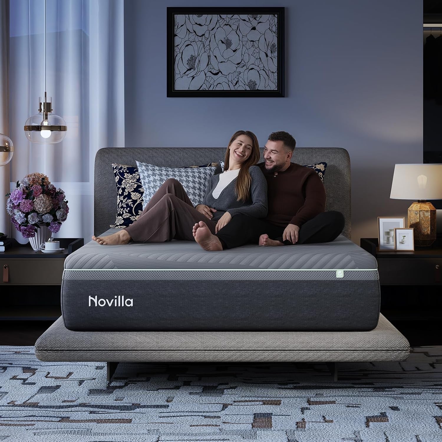 airyflow-queen-mattress-14-inch-gel-memory-foam-mattress-queen-for-cool-night-spinal-alignment-pressure-relief-motion-isolation-green-tea-infused-certipur-us-certified-medium-firm