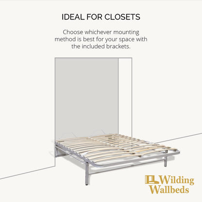 Murphy Bed Frame Queen DIY Hardware Kit Vertical Wall Bed5