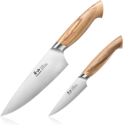 OLIV Series 2-Piece Starter Knife Set, Forged Swedish 14C28N Steel, 5016601