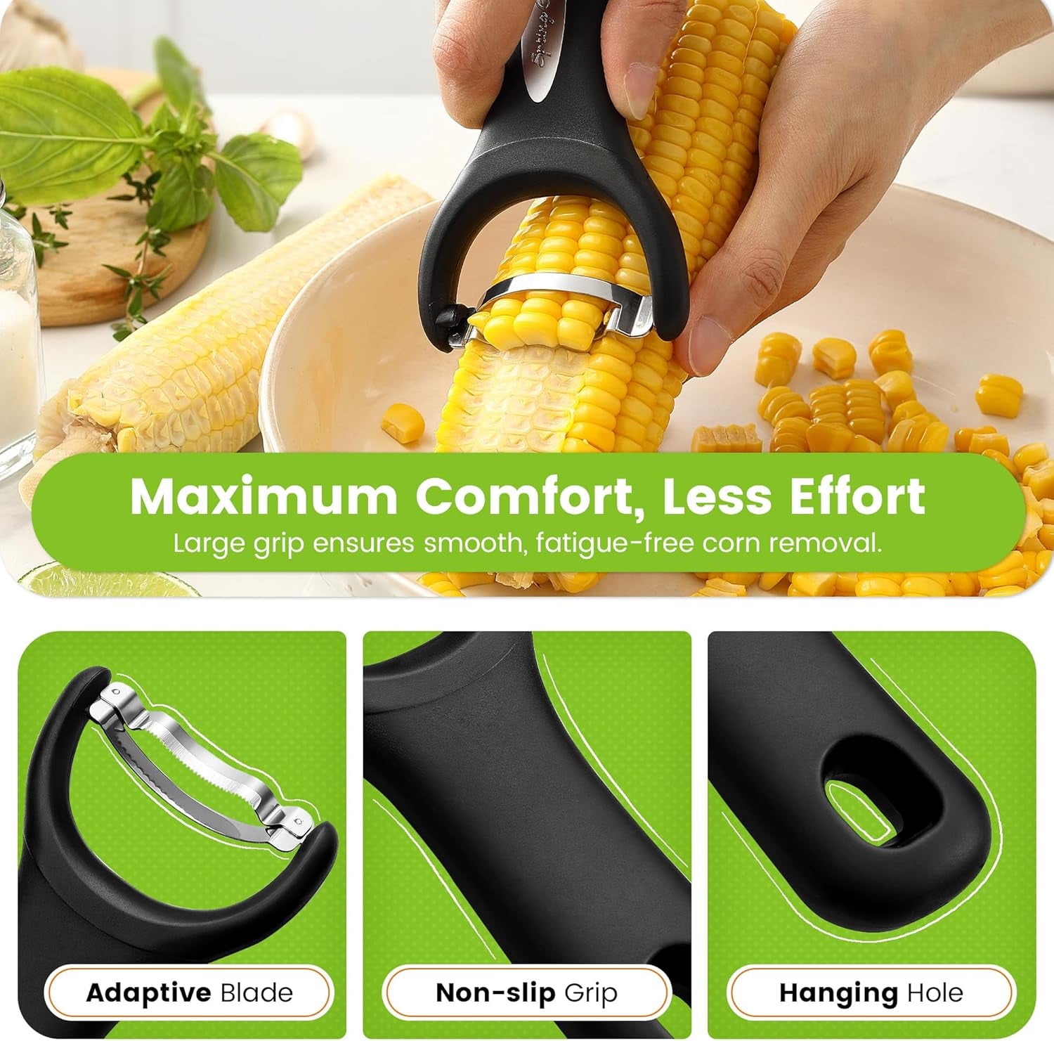 stainless-steel-corn-peeler-corn-on-the-cob-stripper-tool-durable-corn-kernel-remover-tool-with-ergonomic-handle-easy-to-use-kernel-cutter-dishwasher-safe-corn-cutter-black