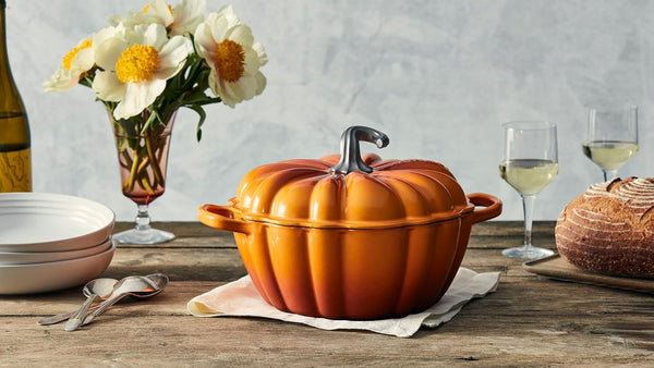 Le Creuset Enameled Cast Iron Signature Pumpkin Cocotte, 4 Qt., Persimmon6