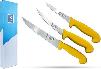 '-Solingen 3 Pcs Butcher Knife Set Boning Knife 5, 6 Inch Butcher Knife 8 Inch for Cutting, German Steel, 1.4116 Solingen/Germany, Made in Solingen Germany9