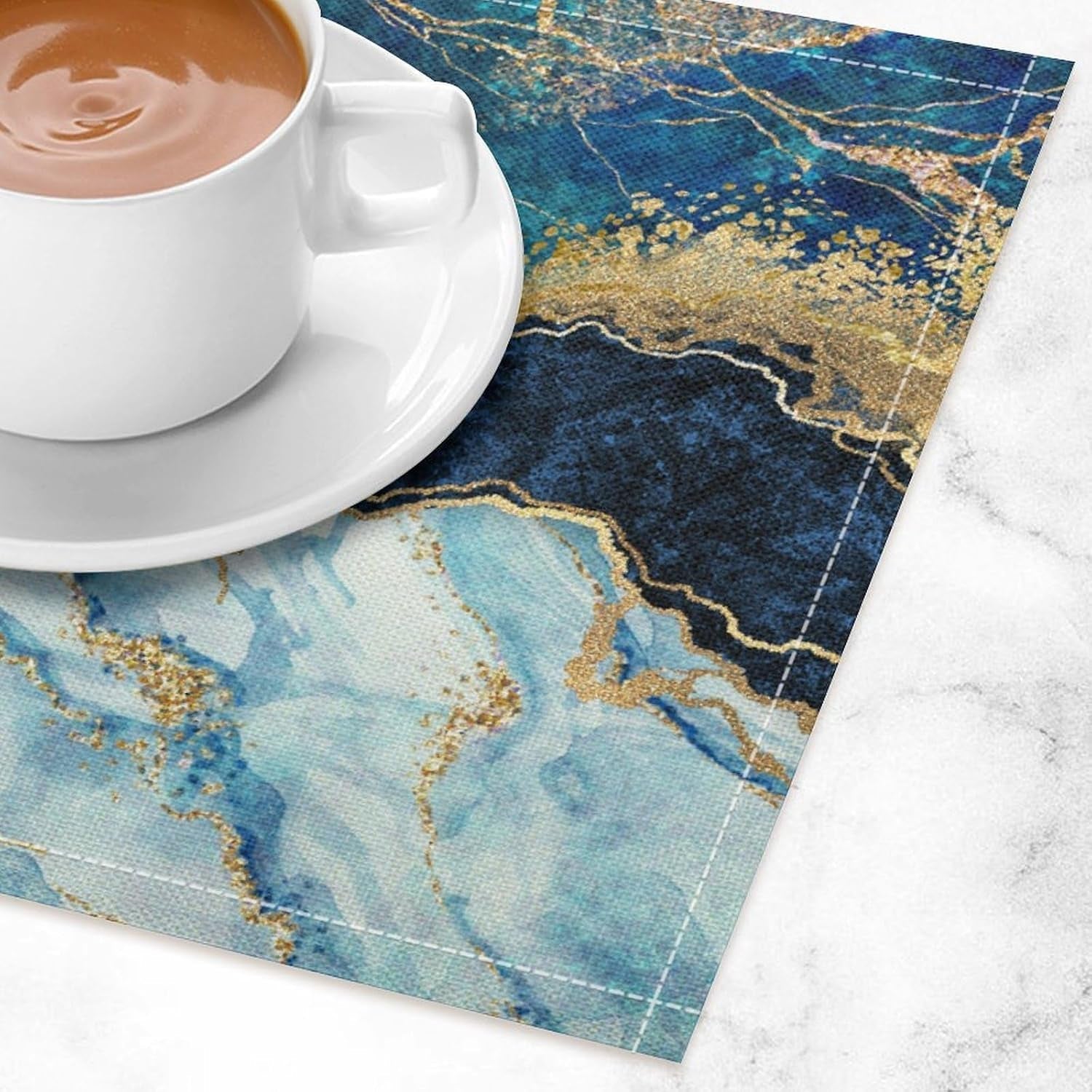 marble-placemats-set-of-4-blue-black-gold-abstract-marble-texture-print-placemats-table-mat-for-home-dining-table-kitchen-party-decor-12x18-in-4-pcs