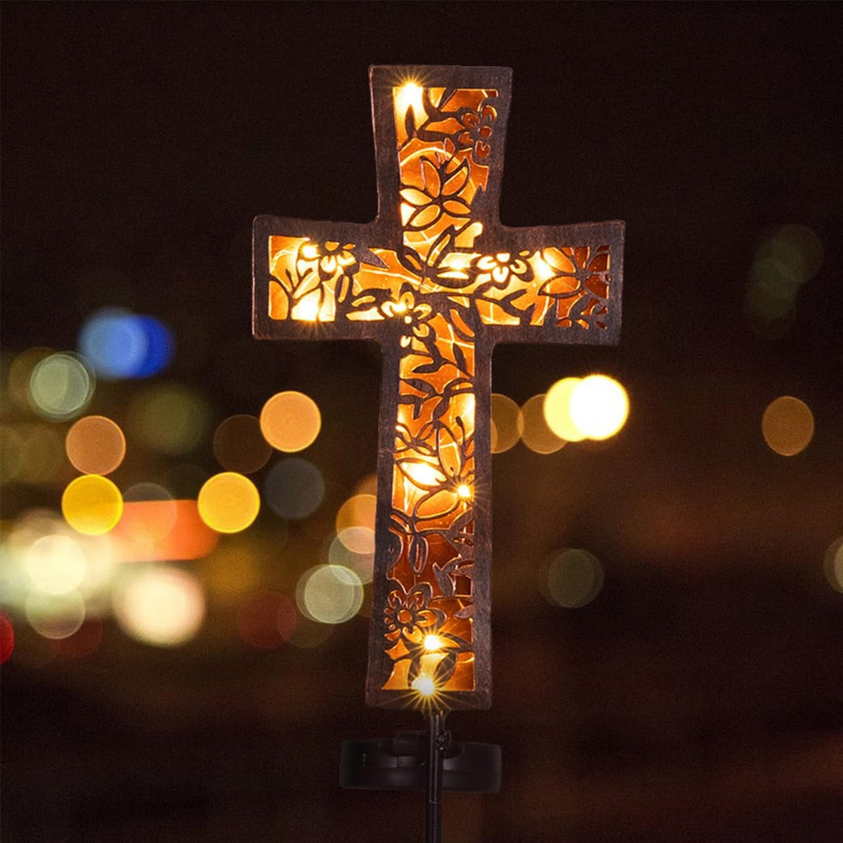 solar-cross-garden-stake-lights-38inch-metal-waterproof-garden-decor