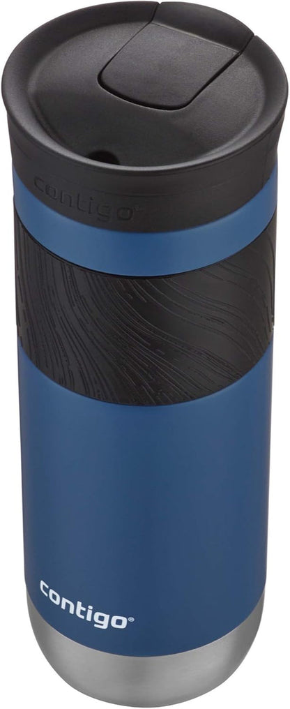 Contigo Byron Vacuum-Insulated Stainless Steel Travel Mug with Leak-Proof Lid, Reusable Coffee Cup or Water Bottle, Bpa-Free, 20Oz 2-Pack in Sake & Blue Corn Perfect for Hot and Cold Beverages5