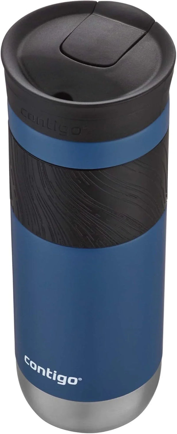 Contigo Byron Vacuum-Insulated Stainless Steel Travel Mug with Leak-Proof Lid, Reusable Coffee Cup or Water Bottle, Bpa-Free, 20Oz 2-Pack in Sake & Blue Corn Perfect for Hot and Cold Beverages5