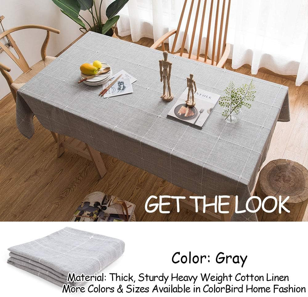 solid-embroidery-lattice-tablecloth-cotton-linen-dust-proof-checkered-table-cover-for-kitchen-dinning-tabletop-decoration-rectangle-oblong-52-x-70-inch-grey