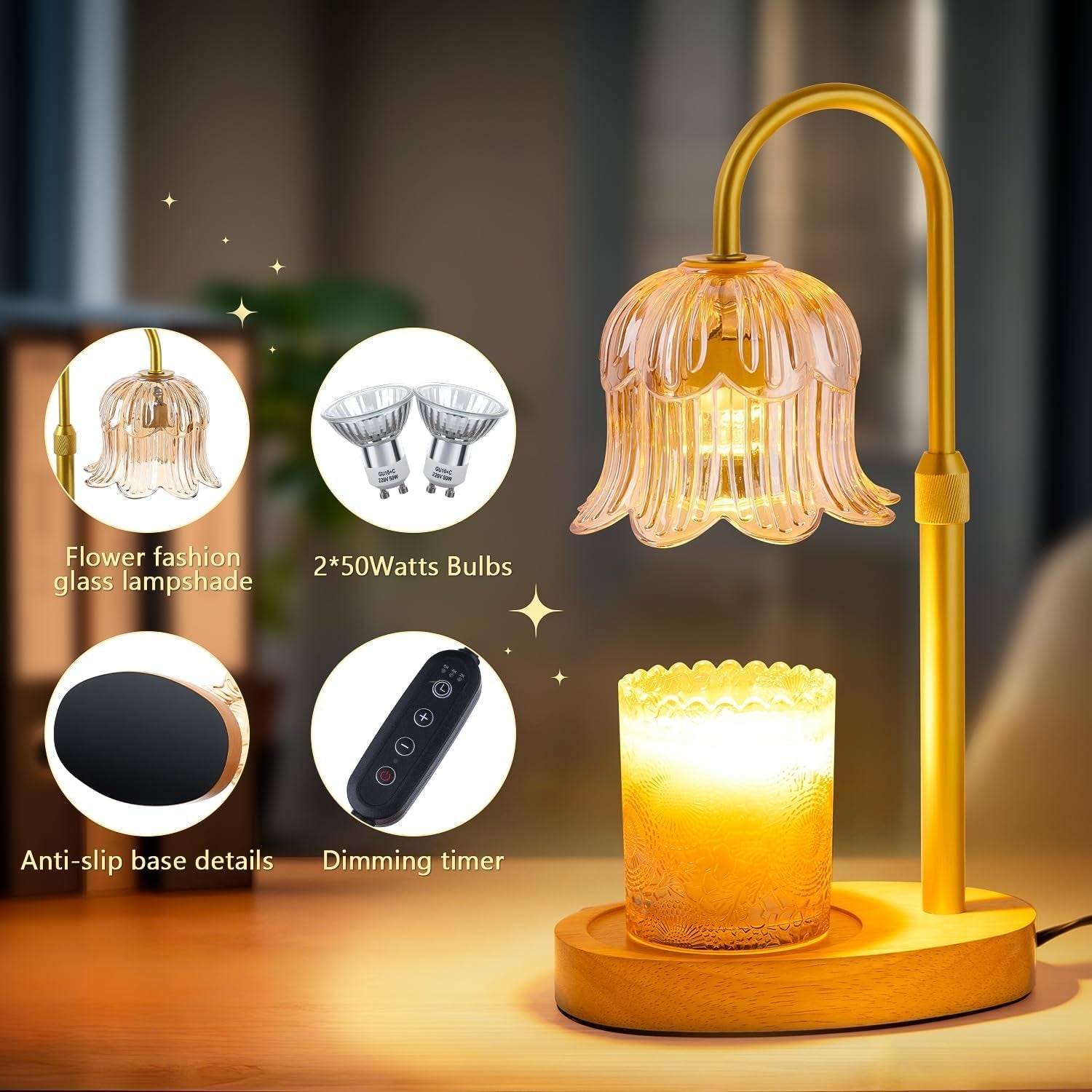 candle-warmer-lamp-electric-timer-flower-home-decor-women-birthday-gifts