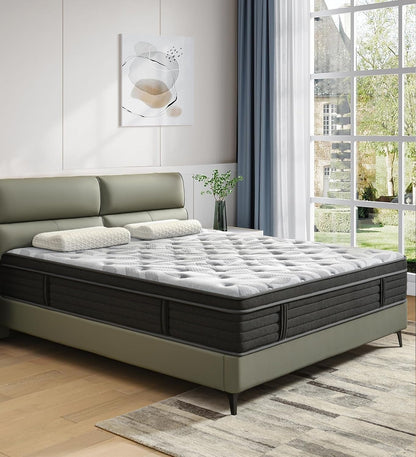 12 Inch Full Mattress, Medium Firm Hybrid Mattress in a Box8