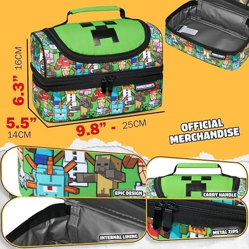 insulated-lunch-bag-for-kids-creeper-lunchbox-for-boys-school-supplies-food-carrier-snacks-picnic-beach-days-travel-gamer-gifts-for-kids-multi