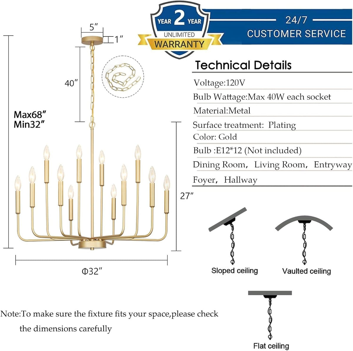 gold-chandeliers-for-dining-room-light-fixture-d32-inch