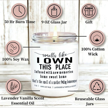 House Warming Gifts New Home,Funny New Home Gift Ideas Scented Candle,Housewarming Gifts for Women,Men,Couple,Friends,New House Must Haves,Closing Gift for Home Buyers 9 Oz3