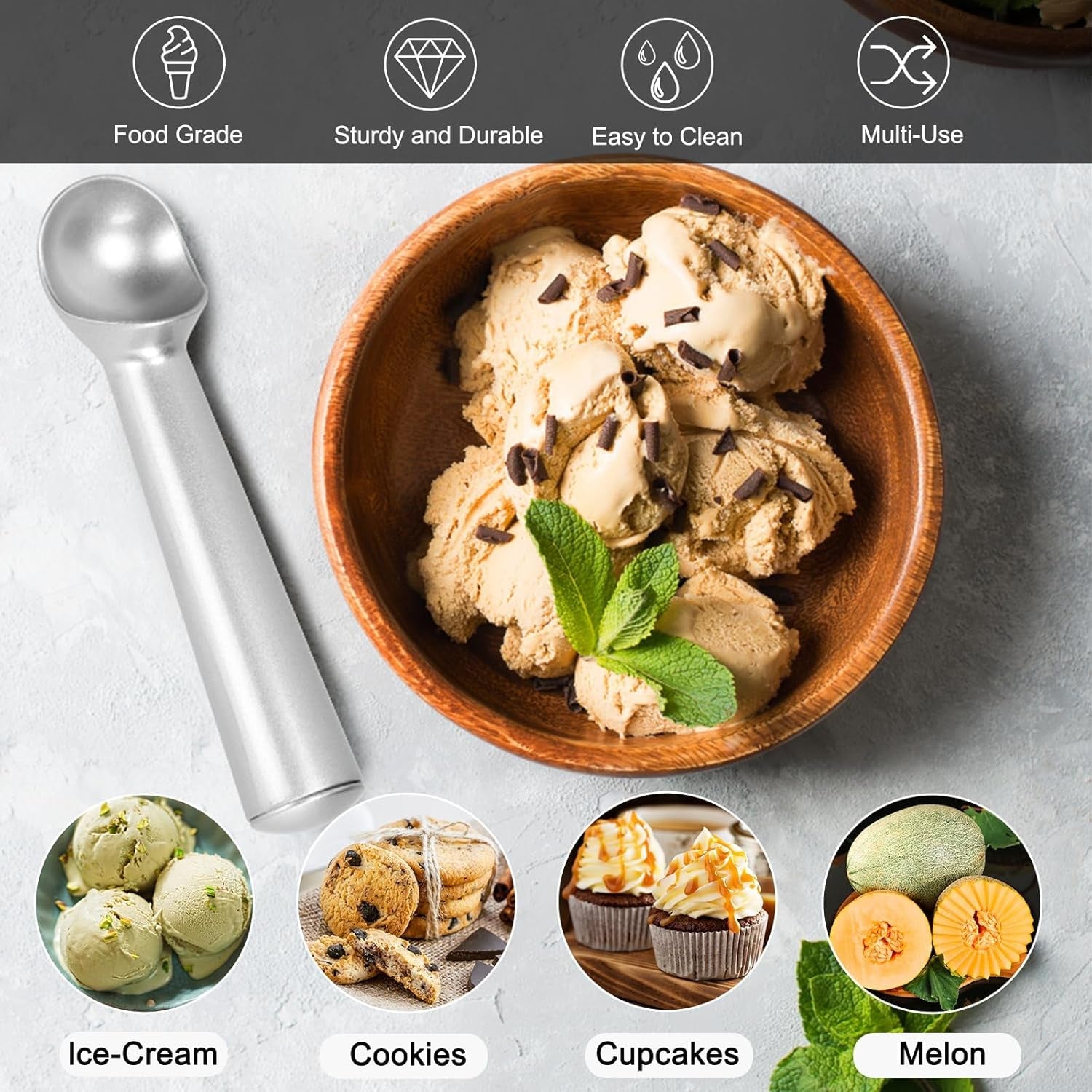 7-inch-ice-cream-scoop-one-piece-nonstick-aluminum-ice-cream-scooper-professional-metal-ice-cream-spoon-durable-easy-to-use-clean-lightweight-cookie-spoon-scoop-ice-cream-sliver