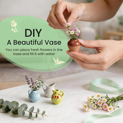 8 Pcs Cute Mini Vase Magnets for Fridge, Funny Plant Decorative Magnets2