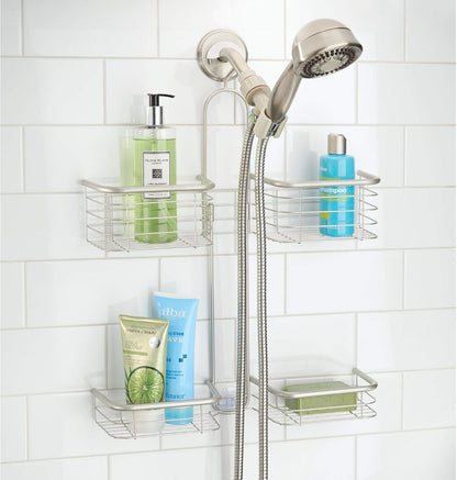 Hanging Handheld Shower Hose Caddy, Satin2