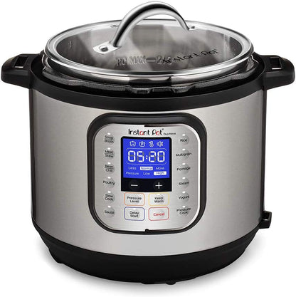 Pro 10-In-1 Pressure Cooker (8QT, 0) and Tempered Glass Lid (10.2-In, 8-Qt)6