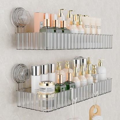 Adhesive Shower Caddy Suction Cup,Bathroom Organizers and Storage Shelves1