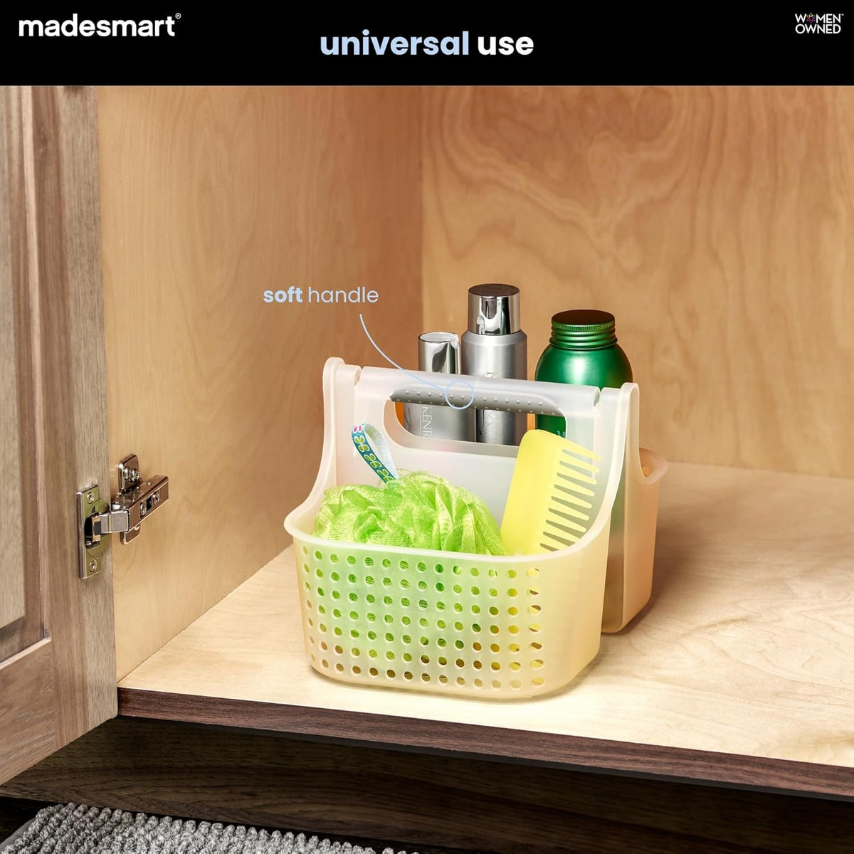 shower-tote-with-soft-grip-handle-frost