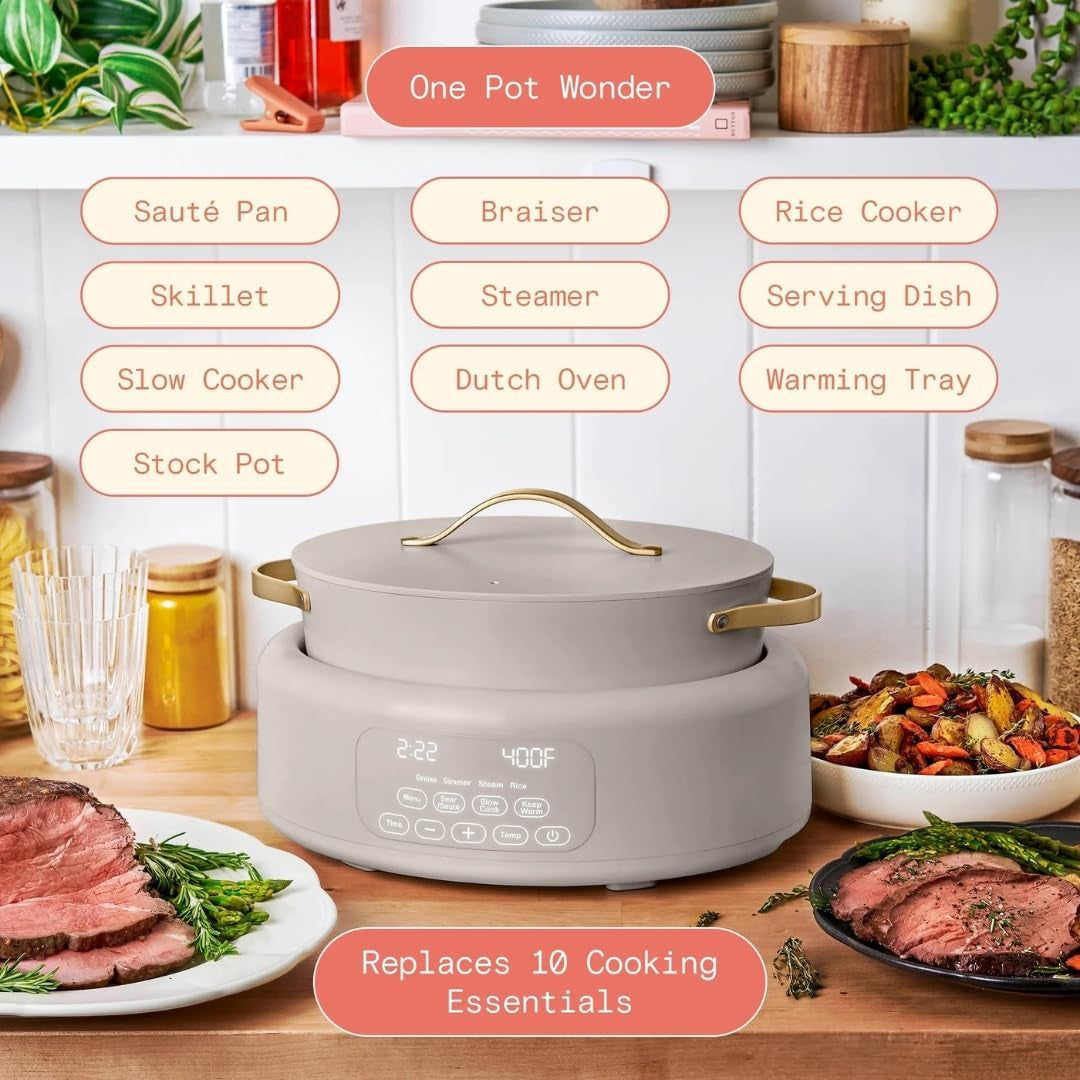 wonderful-10-in-1-electric-multi-cooker-6-qt-cast-aluminum-pot-7-preset-function-oven-dishwasher-safe-to-400-f-saute-slow-cook-steam-touch-display-porcini-taupe