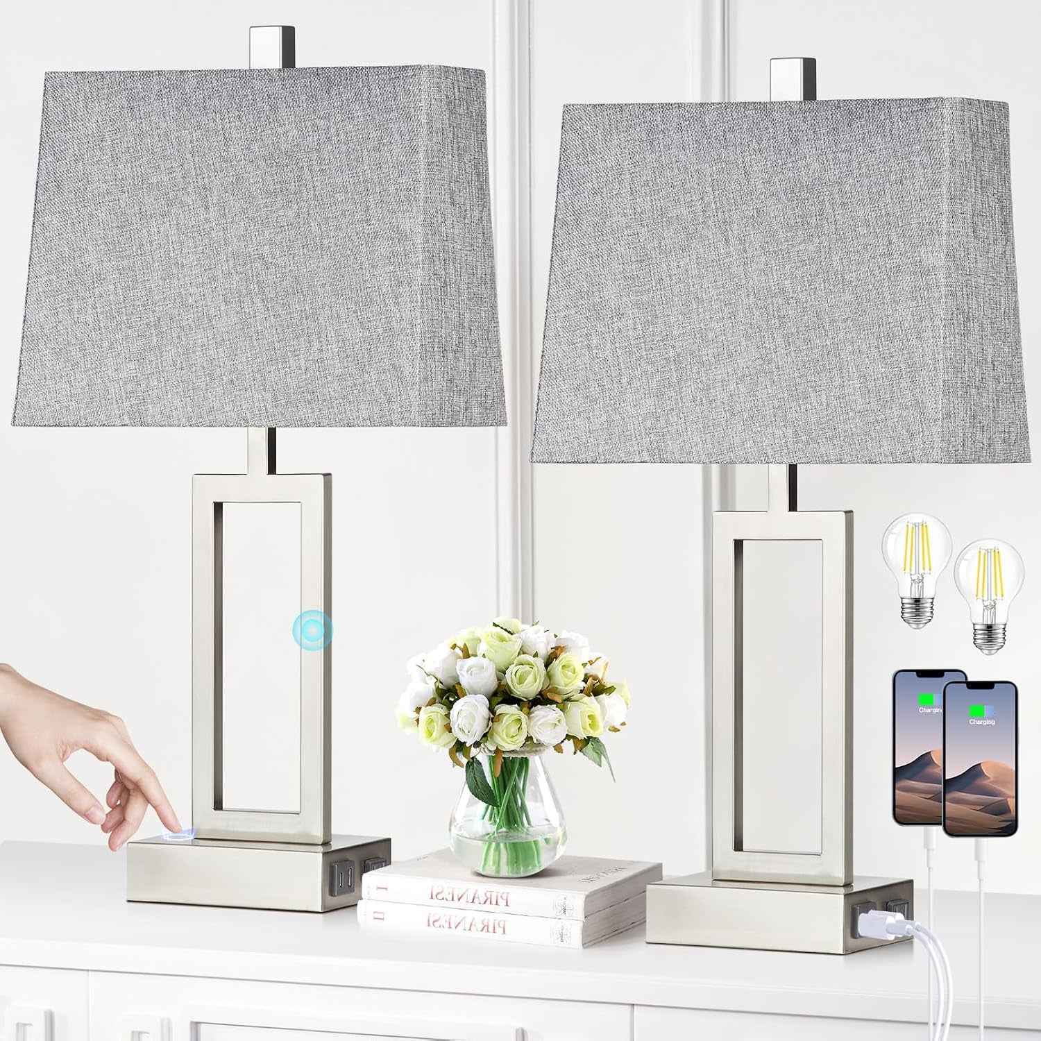 23-5-touch-control-table-lamps-set-of-2-modern-silver-bedside-lamps-with-usb-a-c-ports-ac-outlet-3-way-dimmable-contemporary-nightstand-lamps-for-bedroom-living-room2-led-bulb-included