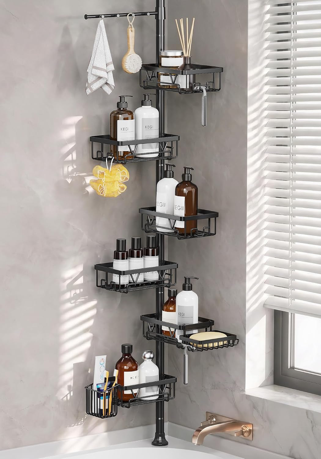 corner-shower-caddy-6-tier-tension-pole-with-towel-holder
