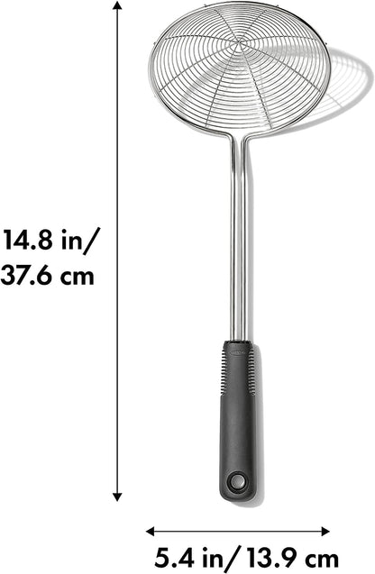 OXO Good Grips Stainless Steel Spider Scoop & Strain Skimmer2