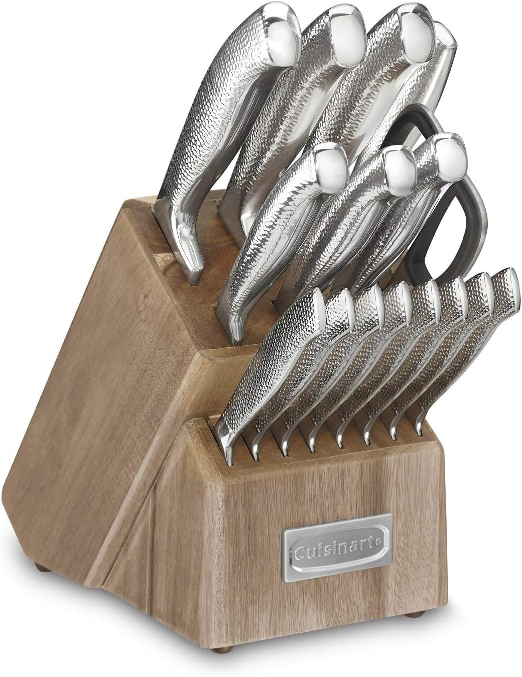 classic-high-carbon-hammered-stainless-steel-forged-knife-set-with-sheath-blade-gaurds-17-piece-set