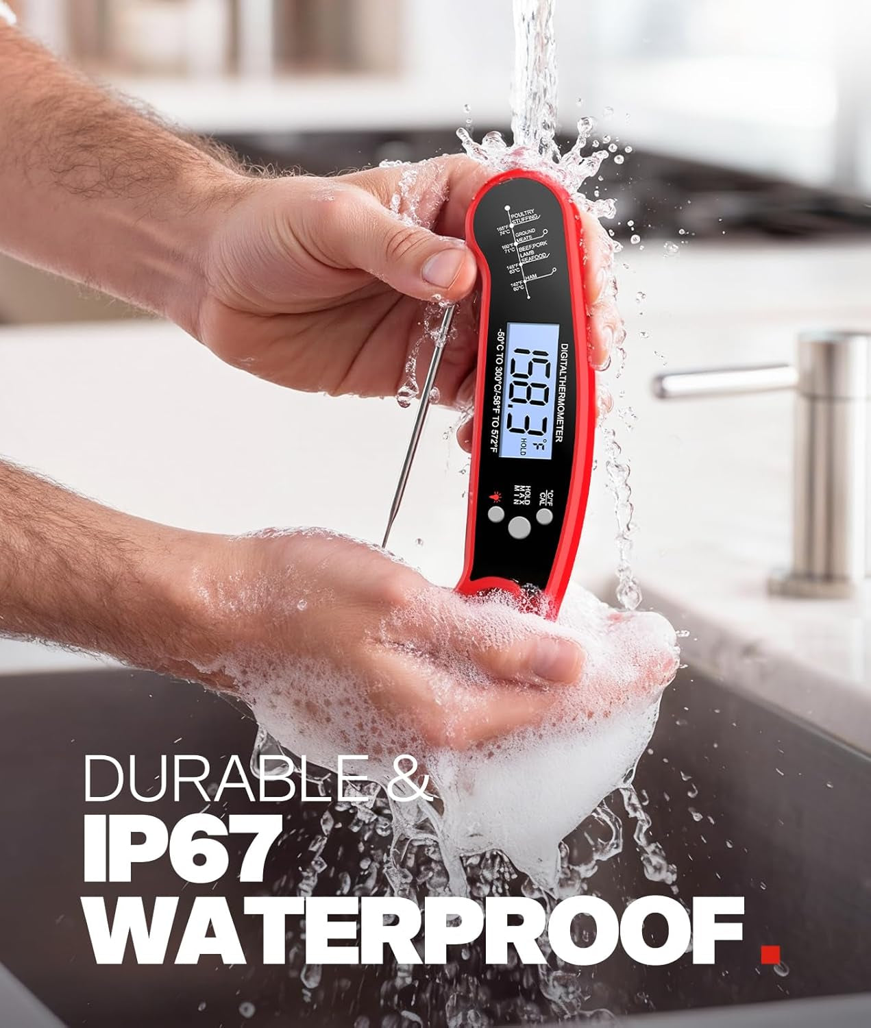 instant-read-meat-thermometer-digital-1-2-sec-food-cooking-grilling-bright-backlit-display-waterproof-for-air-fryer-smoker-candy-kitchen-gadgets-bbq-essentials-gift-for-men-husband-red