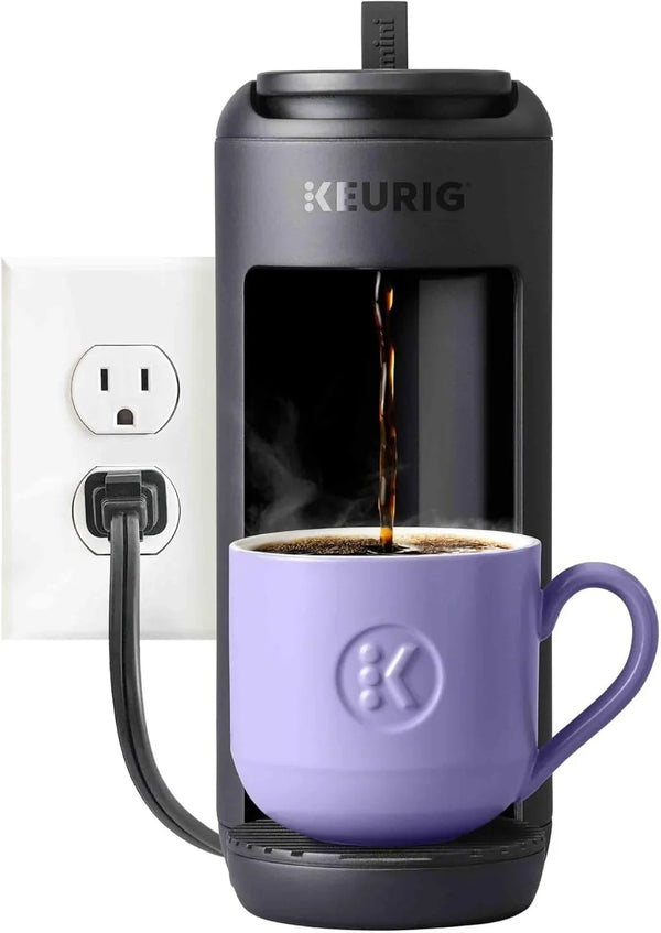 K-Mini Mate Single Serve K-Cup Pod Coffee Maker, Brews up to 12 Oz Cup, Compact Portable Coffee Machine for Small Spaces, Great for Dorms & Offices, Black8