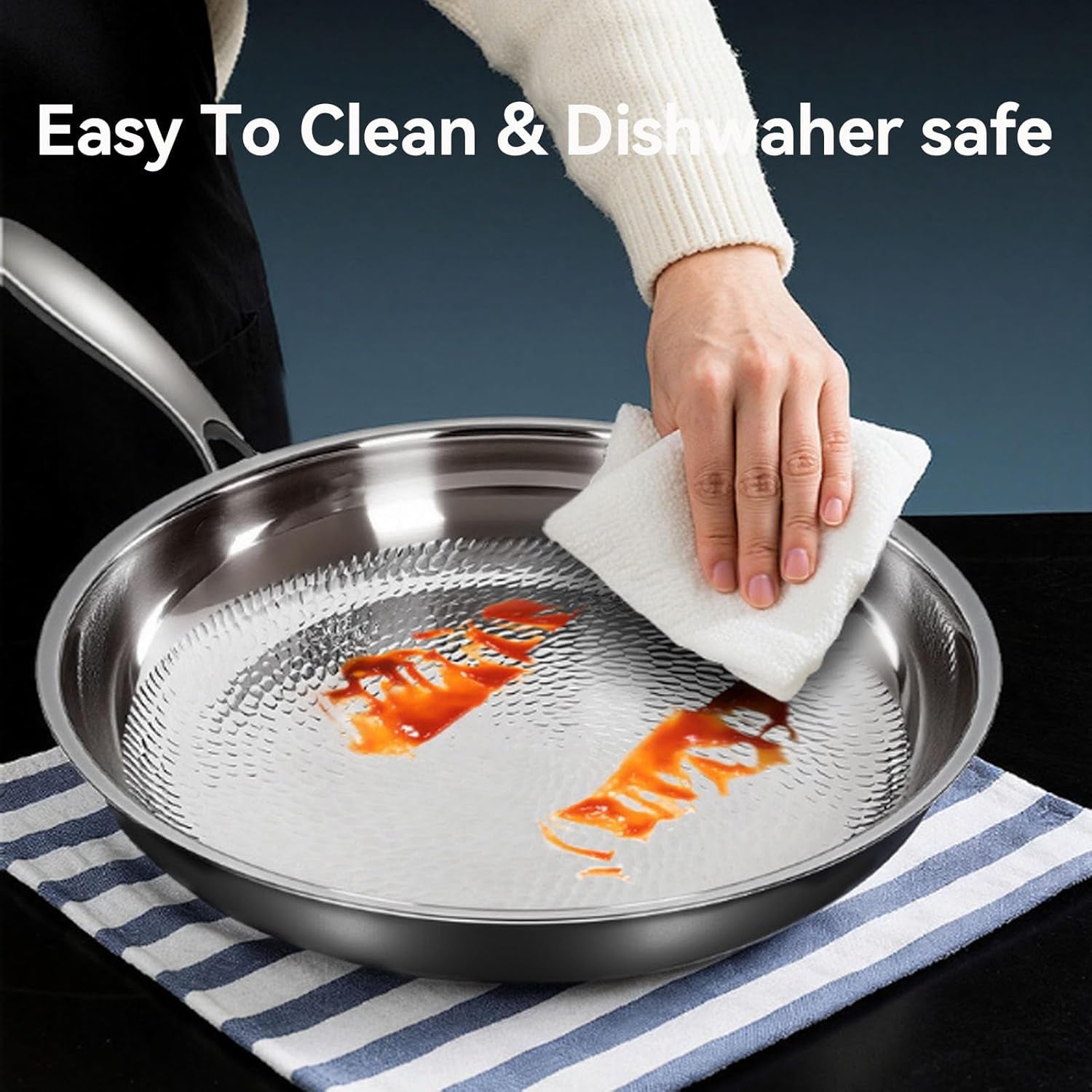 titanium-hammered-pan-durable-scratch-resistant-titanium-frying-pans-for-cooking-no-coating-nonstick-skillet-even-heating-for-cooking-nutritious-pan-for-cooking-no-lid-8-66in