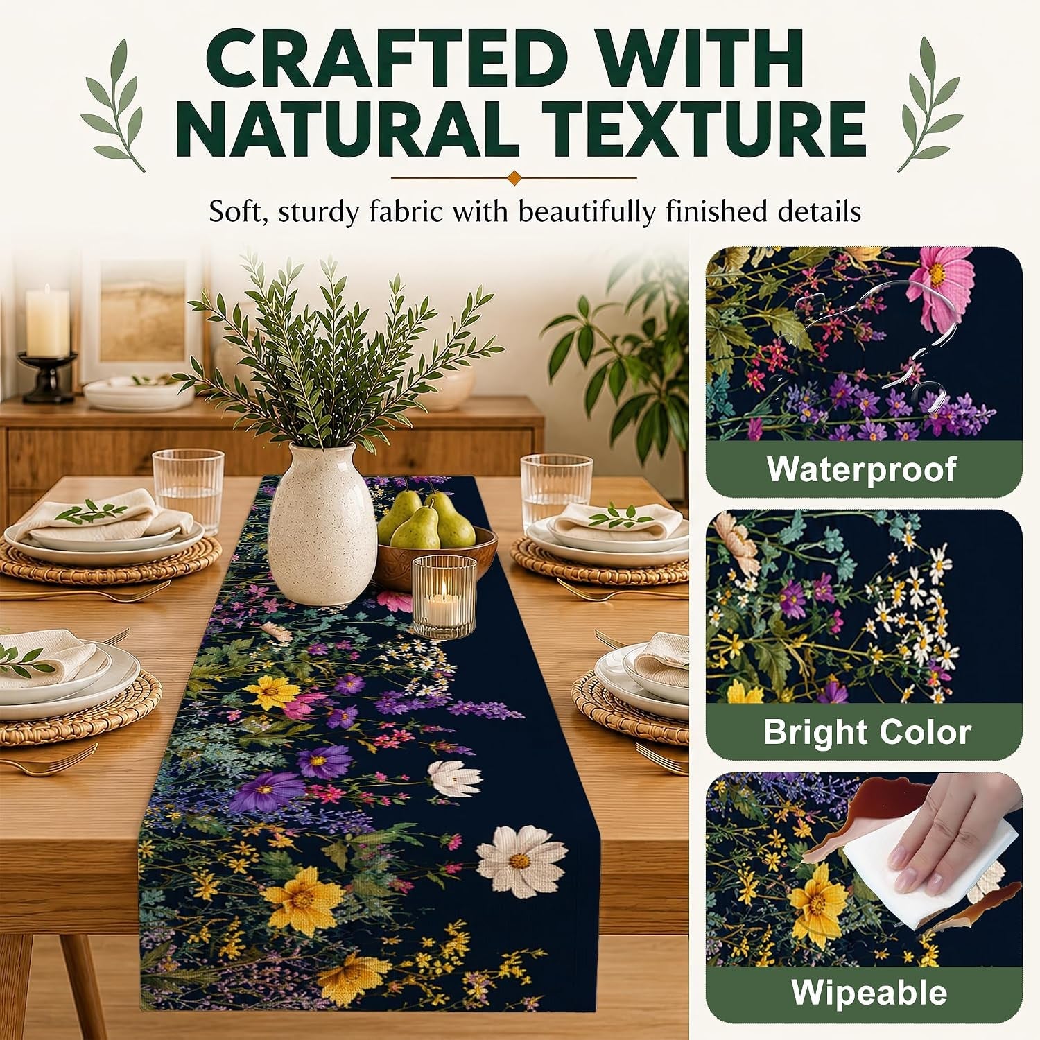 wildflower-spring-floral-table-runner-garden-flowers-washable-kitchen-dining-table-runner-for-home-party-decor-indoor-outdoor-dresser-scarf